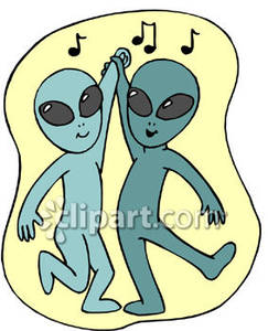 aliens clipart two