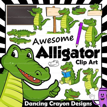 Crocodile clipart wetland animal. Alligator clip art with