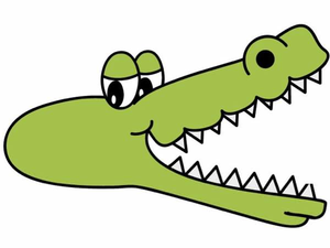 clipart mouth alligator