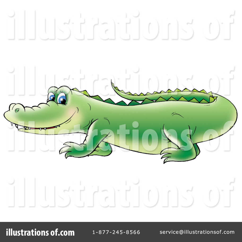 By alex bannykh royaltyfree. Alligator clipart illustration