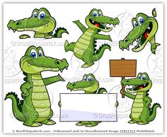 Cute baby free images. Alligator clipart illustration