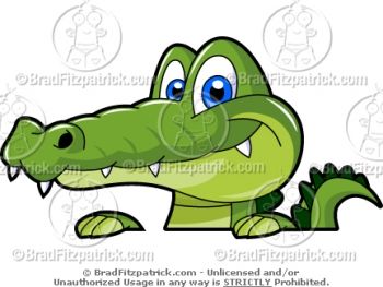 alligator clipart mad