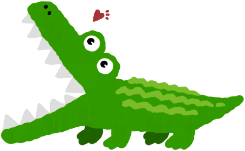 clipart mouth alligator
