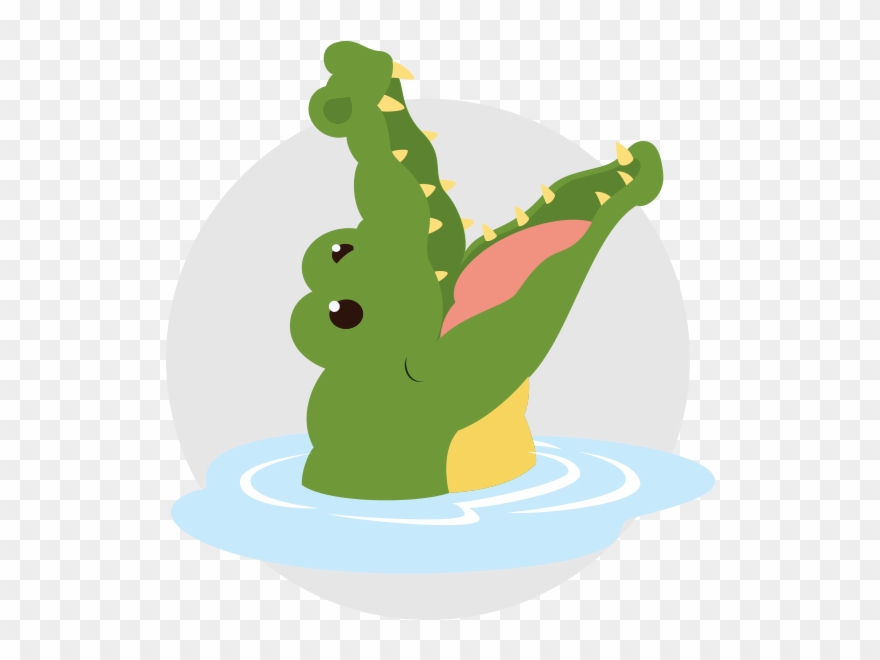 alligator clipart open mouth