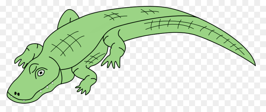 alligator clipart tail