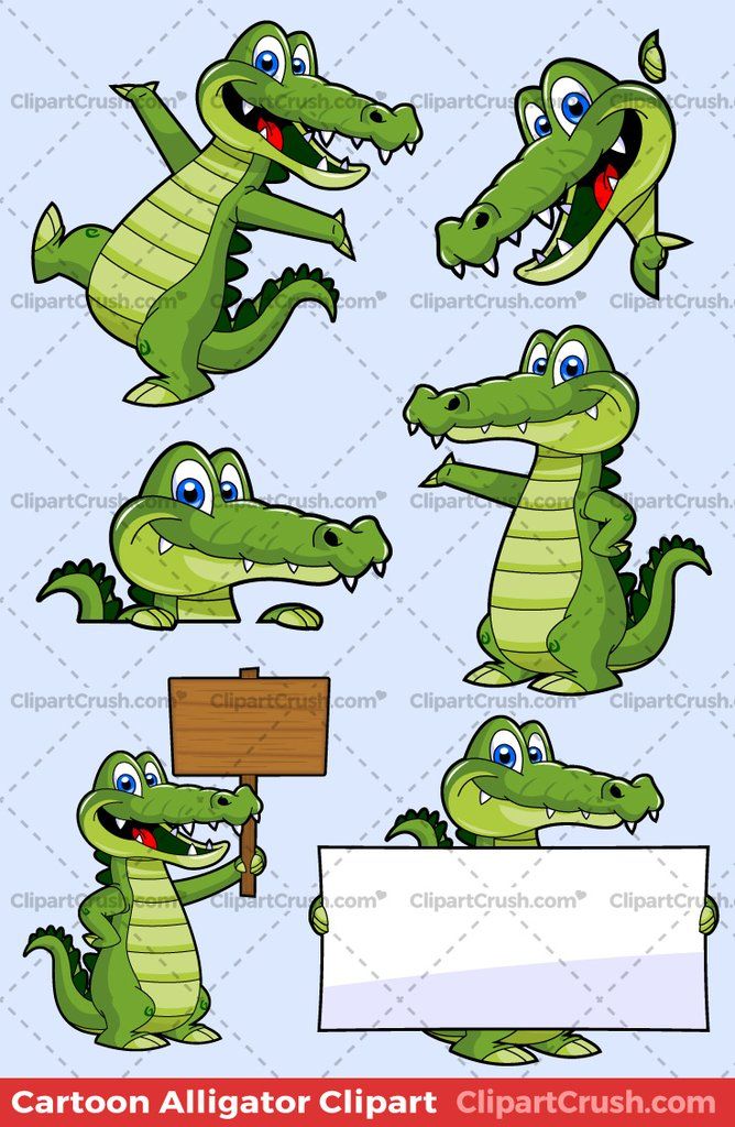 alligator clipart vector