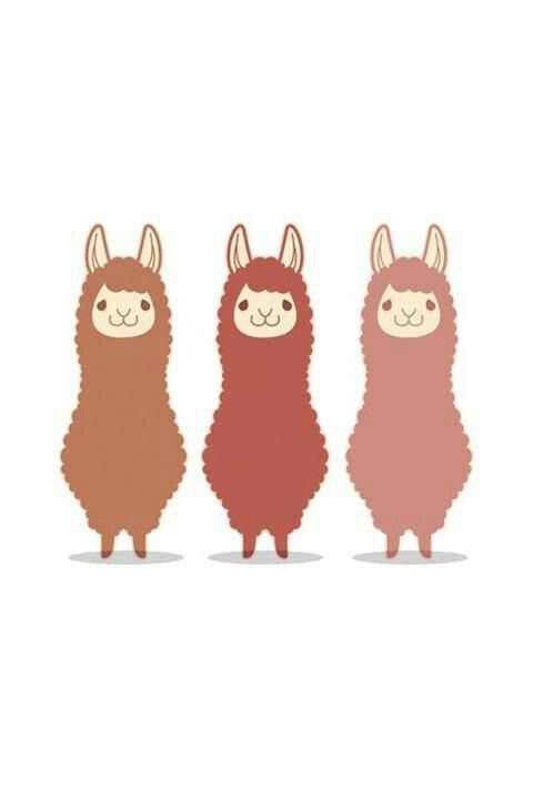Alpaca clipart chibi. Cute alpacas illustration llamas