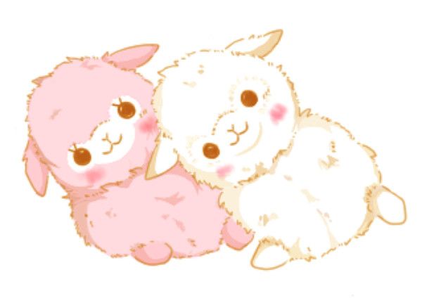 alpaca clipart cute anime