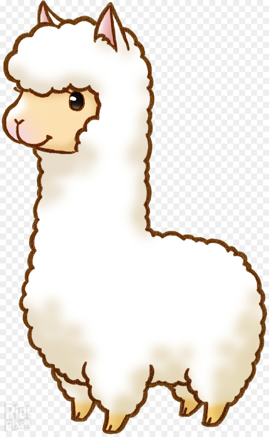 Llama drawing cartoon clip. Alpaca clipart transparent