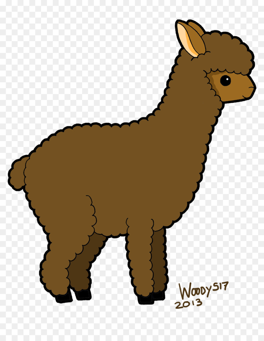 Alpaca clipart transparent. Drawing llama cartoon clip