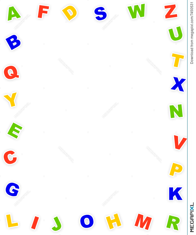 alphabet clipart border