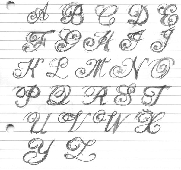 clipart letters fancy