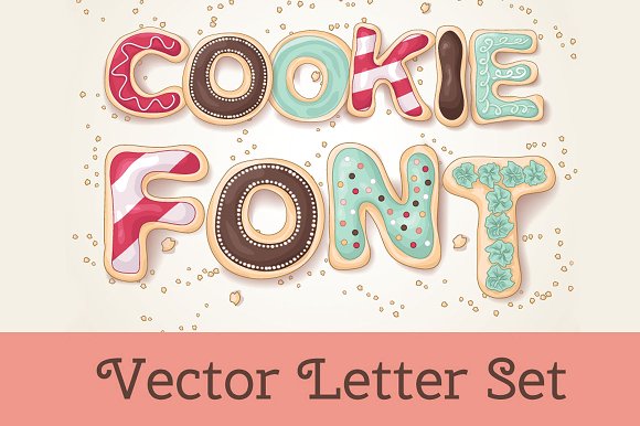 alphabet clipart cookie