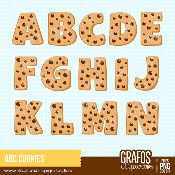 Alphabet cookie
