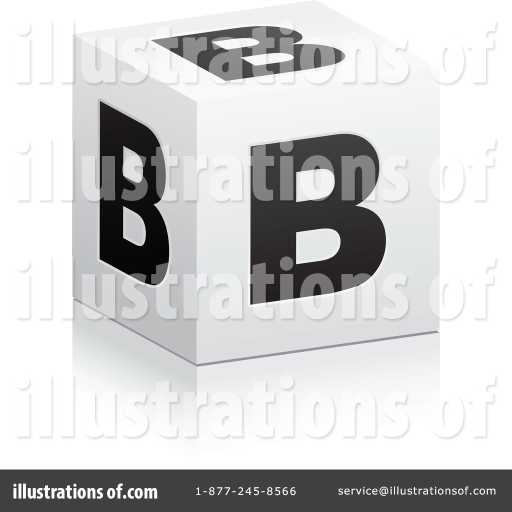 alphabet clipart cube