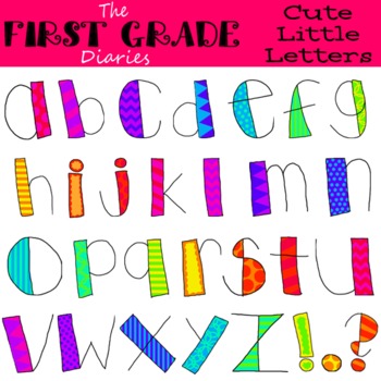 alphabet clipart cute