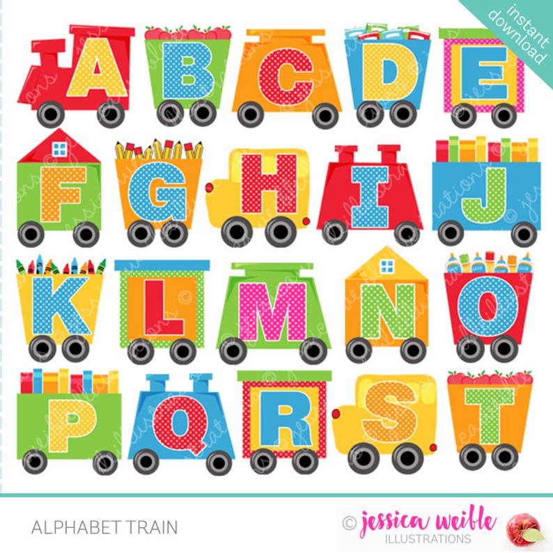 clipart letters cute