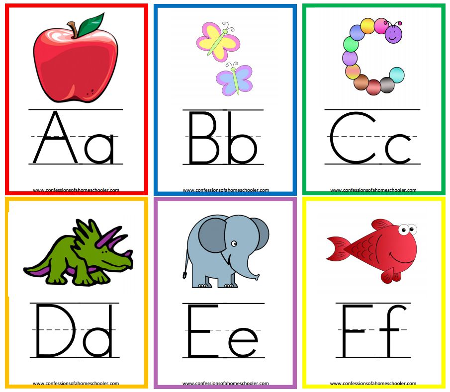 Alphabet Letters Flash Cards Pdf