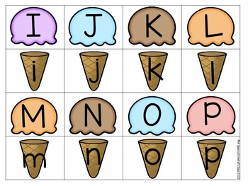 alphabet clipart ice cream