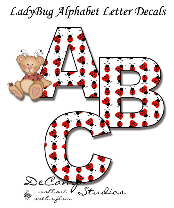 alphabet clipart ladybug