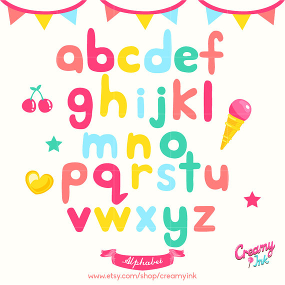 alphabet clipart preschool