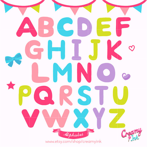 alphabet clipart preschool