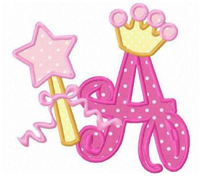  crown font letters. Alphabet clipart princess