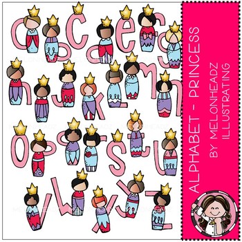 alphabet clipart princess