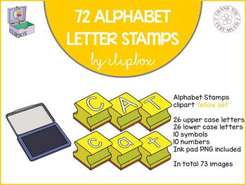 stamp clipart alphabet