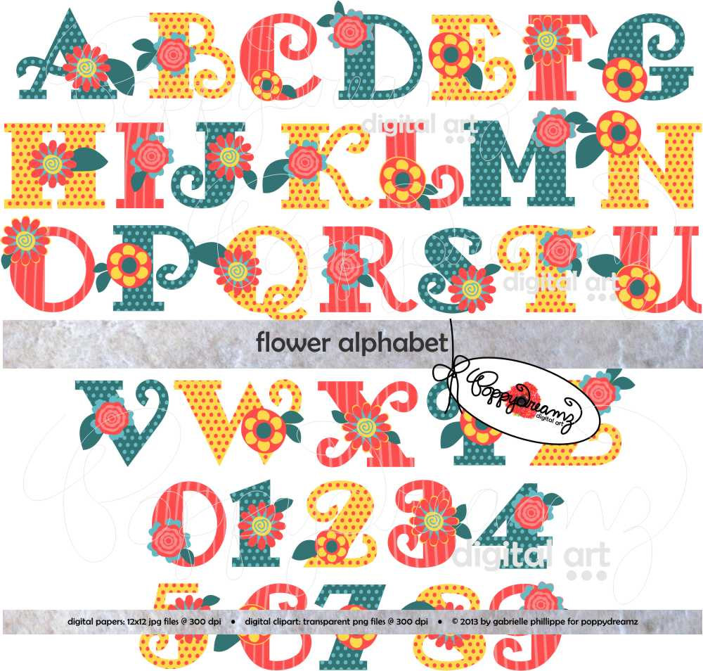 alphabet clipart transparent