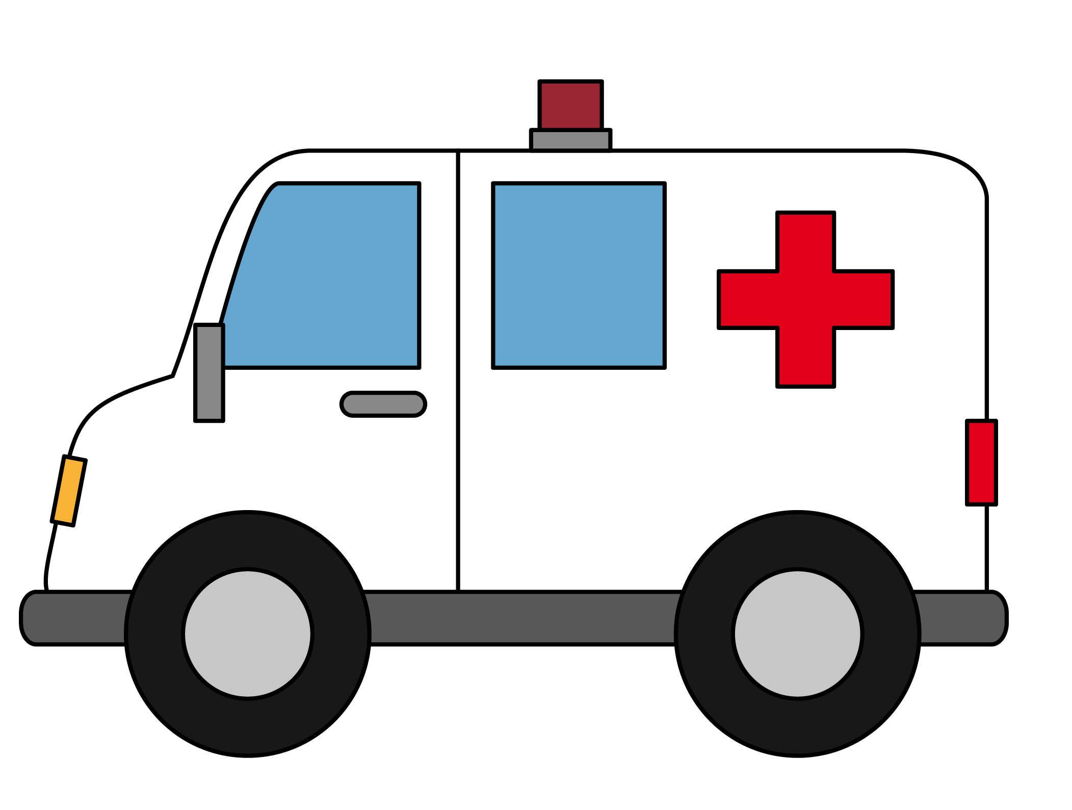 Ambulance . Journal clipart animated