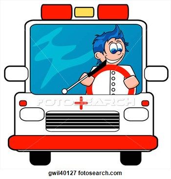 Emergency clipart ambulance driver. Clip art driving an