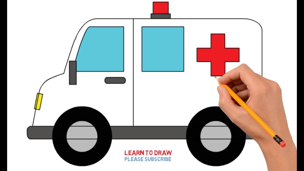 ambulance clipart draw