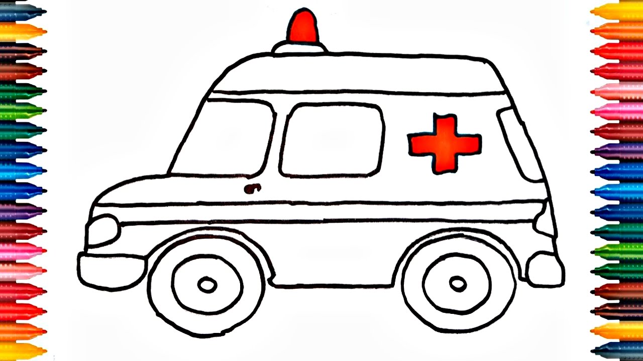 ambulance clipart draw
