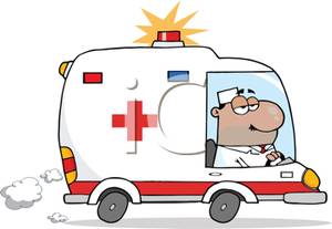 ambulance clipart race car