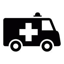 ambulance clipart silhouette