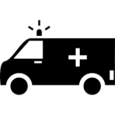 ambulance clipart silhouette