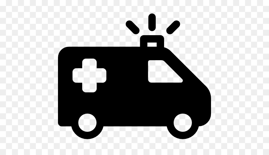 Ambulance clipart silhouette. Black line background white