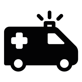 Ambulance silhouette