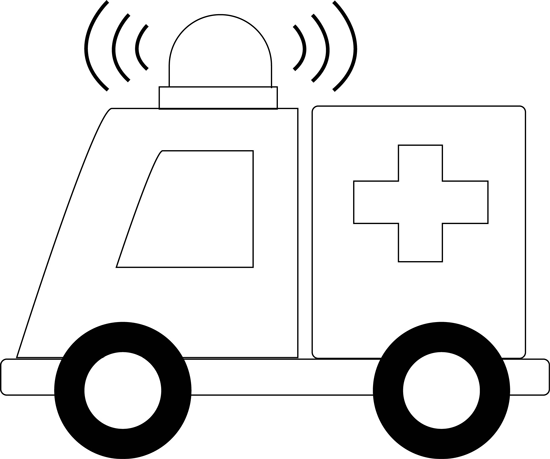 ambulance clipart sketch