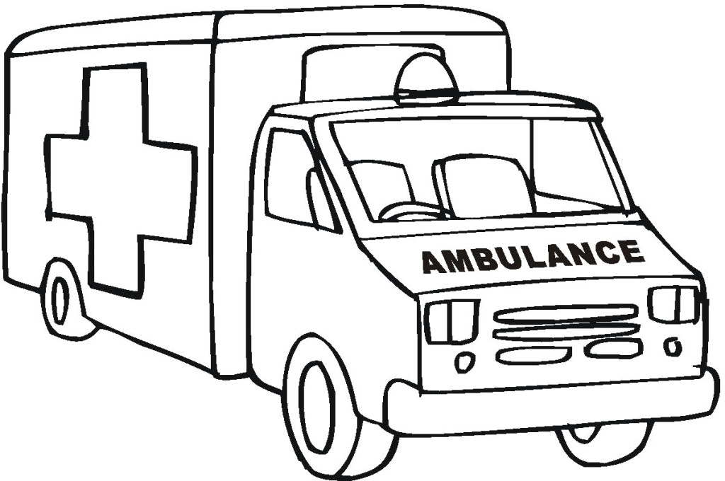 ambulance clipart sketch