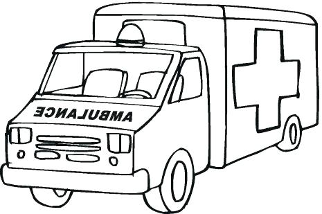 ambulance clipart sketch
