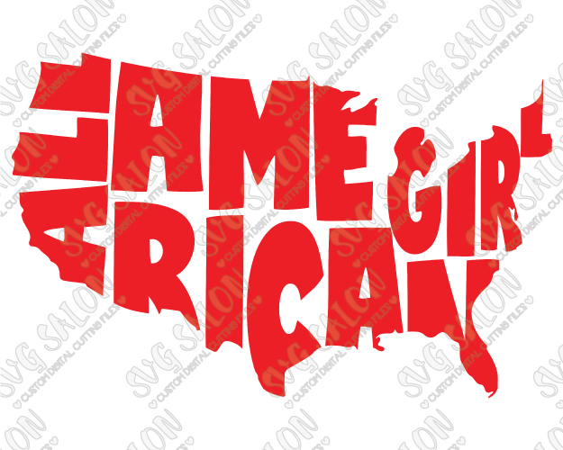 Girl fourth of july. America clipart all american
