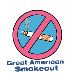 Great smokeout calendar history. America clipart all american