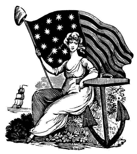 america clipart american woman