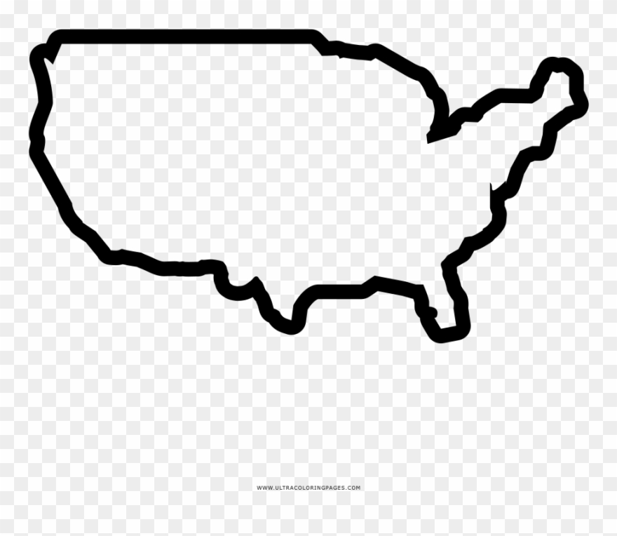 United states map coloring. Country clipart state
