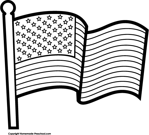 america clipart drawing