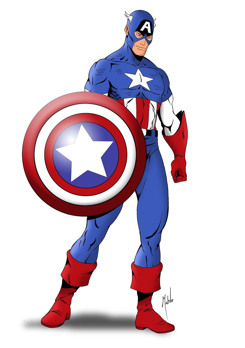 america clipart drawing