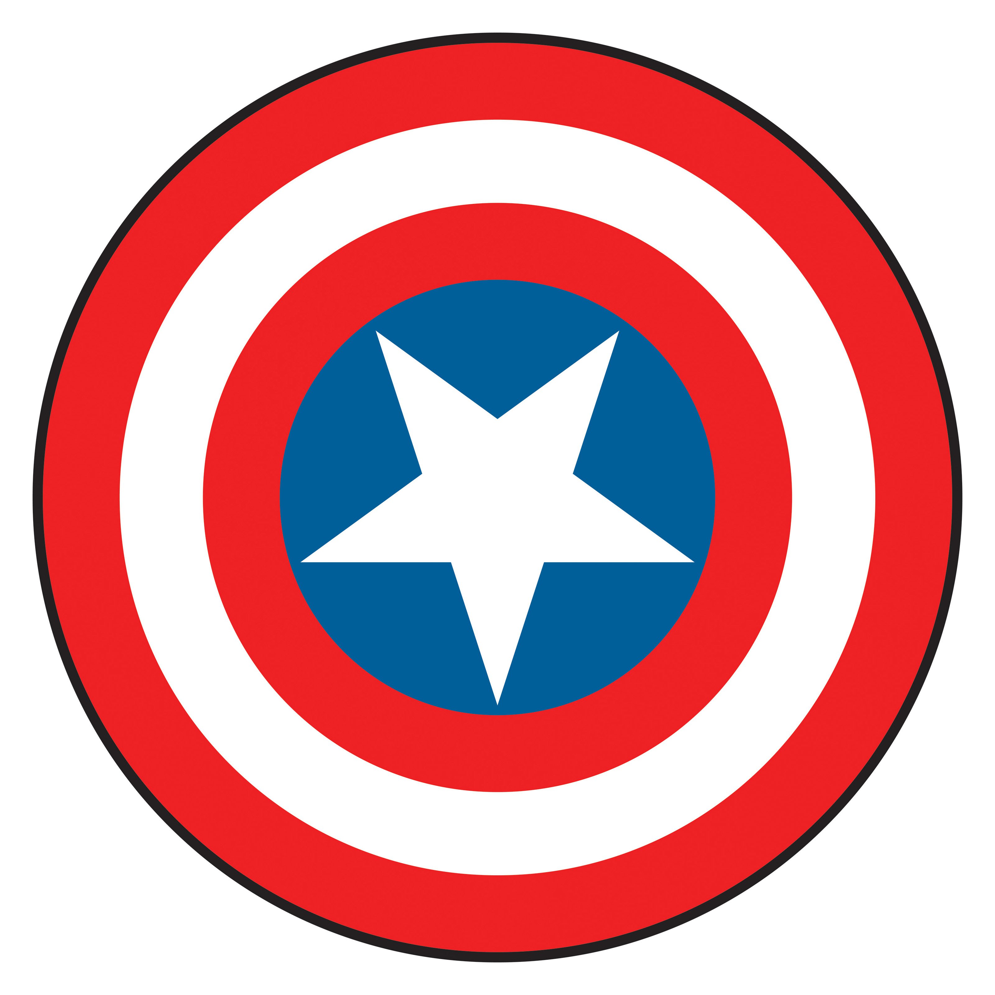 clipart shield superhero