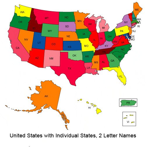 america clipart map usa